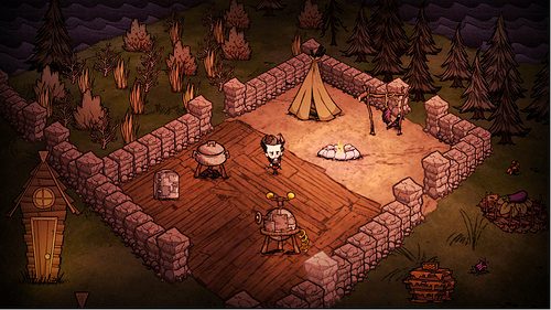 Das exzentrische Wildnis-Survival-Spiel Don’t Starve hält Ausschau nach PS4