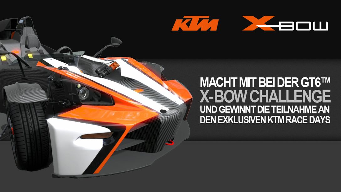 Qualifiziert euch für die Gran Turismo 6 X-BOW Challenge!