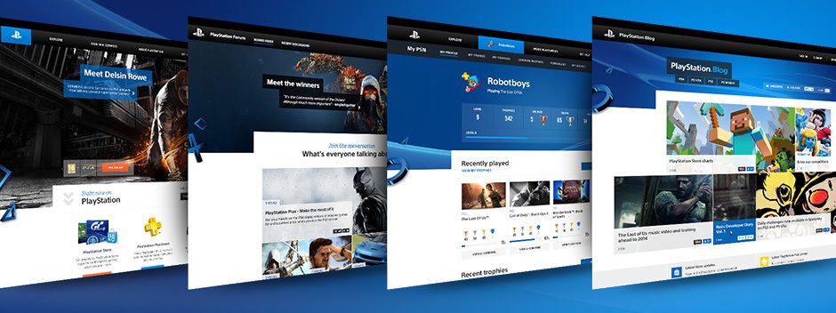 Die PlayStation-Websites bekommen einen neuen Look