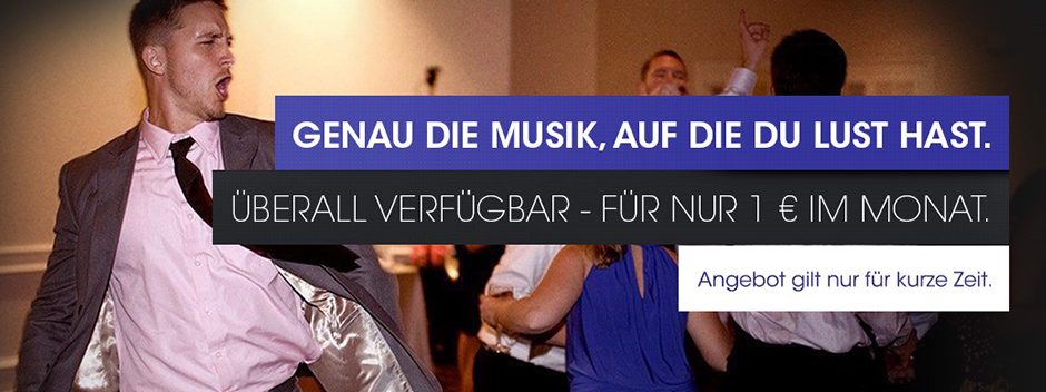 3 Monate Musik für nur 3 € bei Music Unlimited