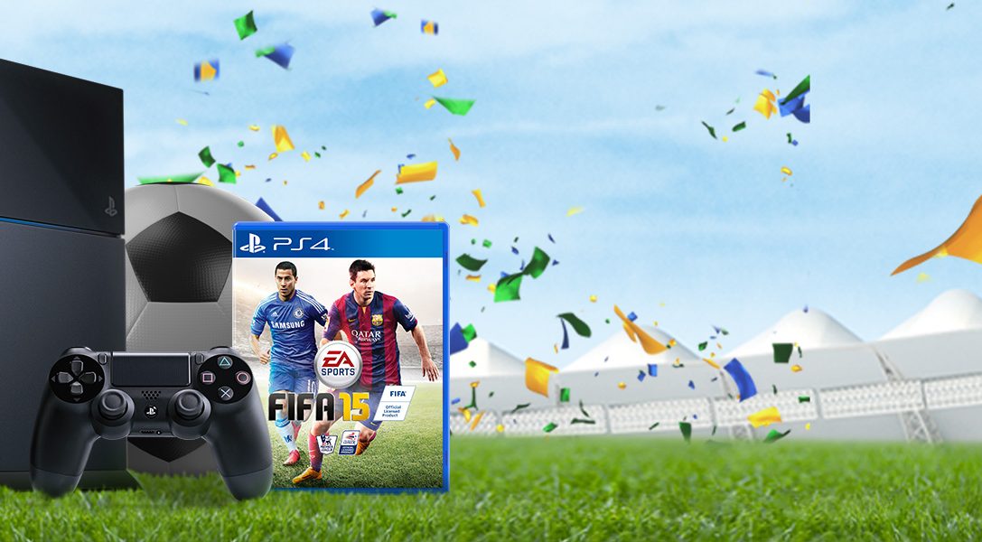 Nur für kurze Zeit: PS4 + FIFA 15 für nur 399,95 €*