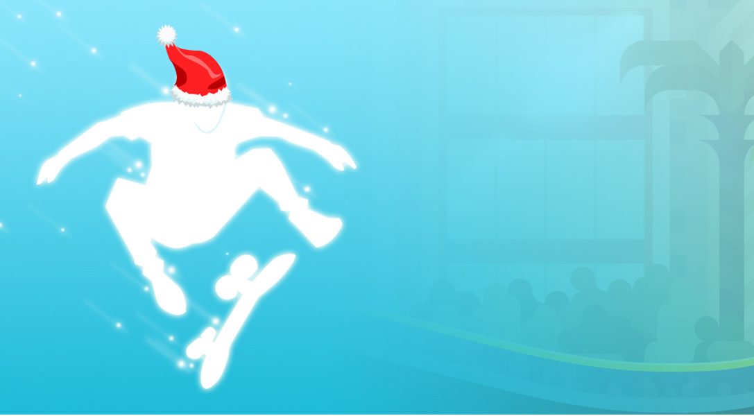 Frohe Weihnachten wünscht euch das OlliOlli-Team von Roll7