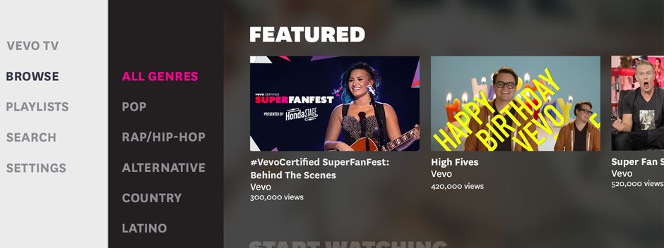 Vevo-App erscheint heute für PS3 und PS4