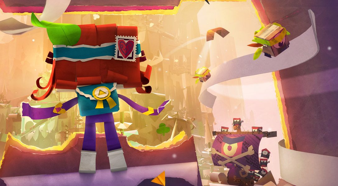 Tearaway Unfolded-Vorbestellerboni Sackboy-Kartonmodell enthüllt