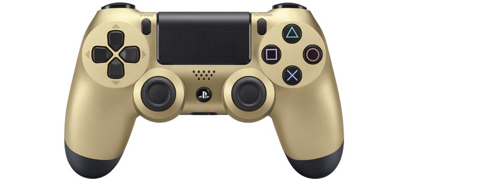 DUALSHOCK 4 Wireless Controller in Gold und Silber enthüllt