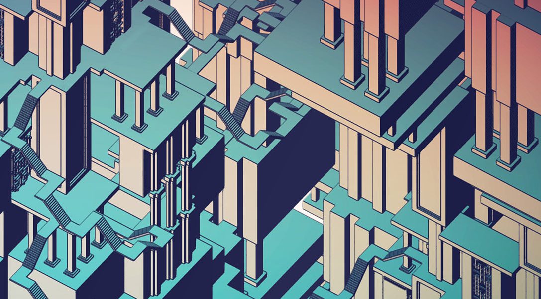 Entdeckt in Manifold Garden auf PS4 eine Welt ohne Grenzen