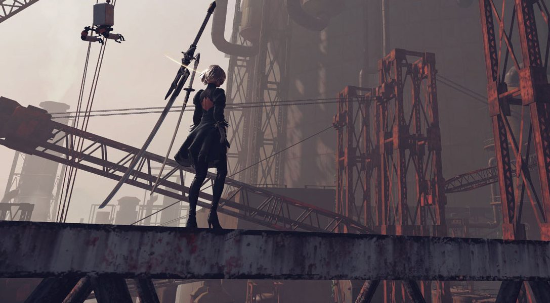 Nier: Automata Demo jetzt erhältlich, neuer Trailer teasert Final Fantasy XIV, Dragon Quest Waffen im Spiel an