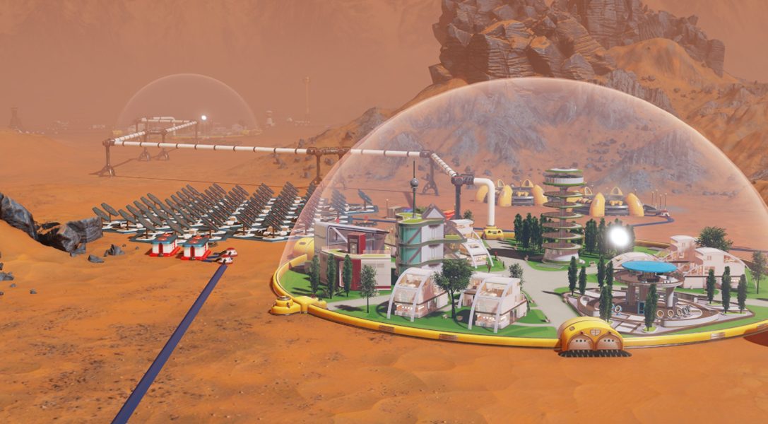 Widmet euch bei Surviving Mars auf PS4 der Verwaltung interplanetarer Kolonien