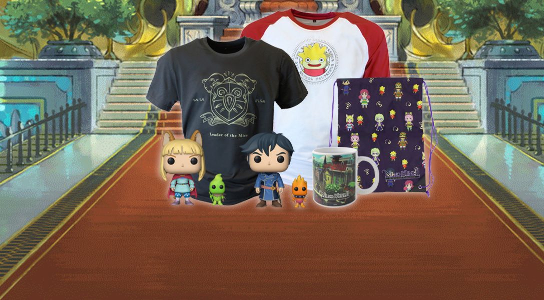 Die Ni no Kuni II: Schicksal eines Königreichs Merchandise-Kollektion ist auf PlayStation Gear erhältlich