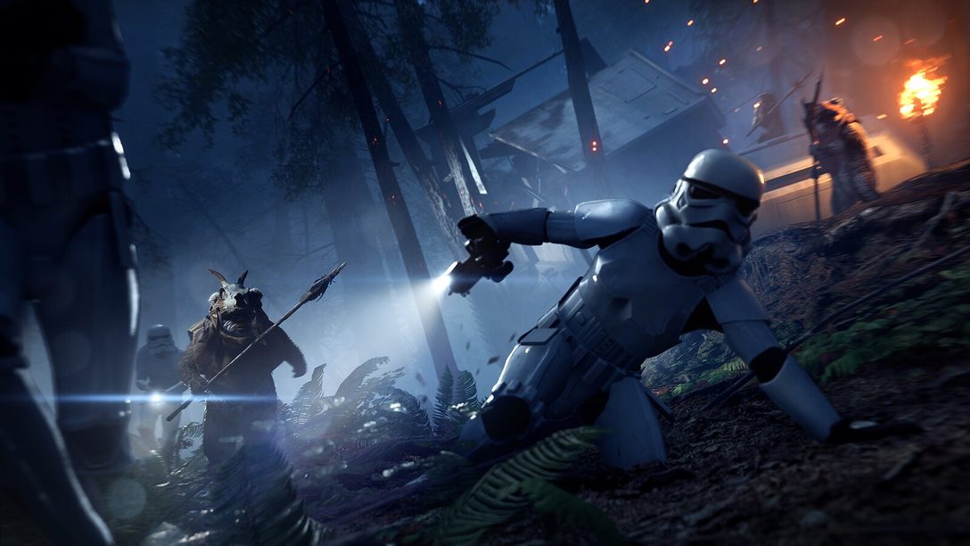 Star Wars Battlefront II:  Night on Endor Update mit nur für kurze Zeit verfügbarem Modus Ewok Hunt