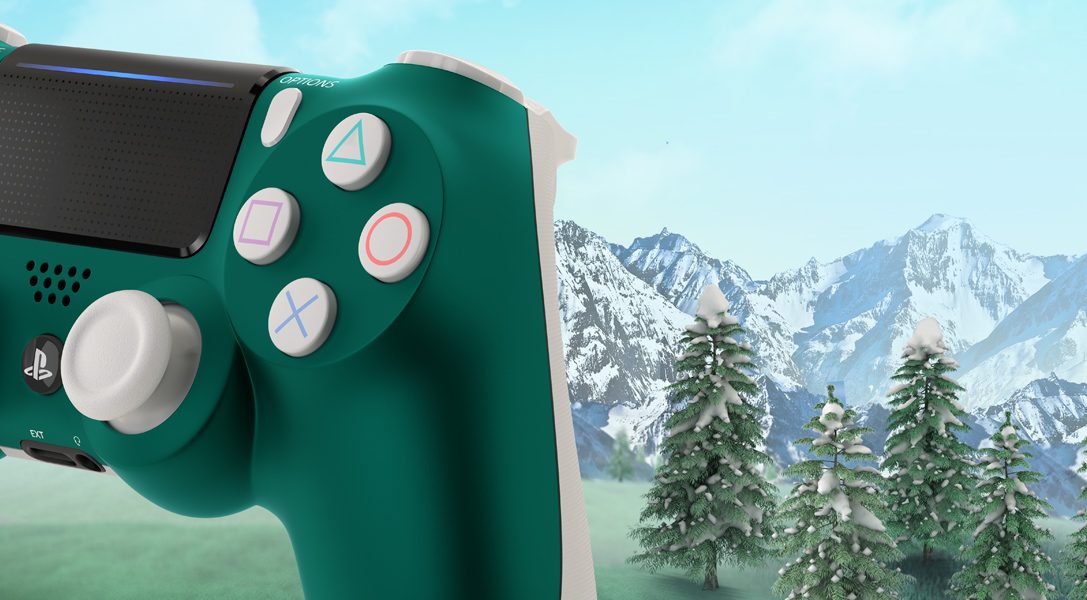 Die neue Sonderedition: der DUALSHOCK 4 in Alpine Green