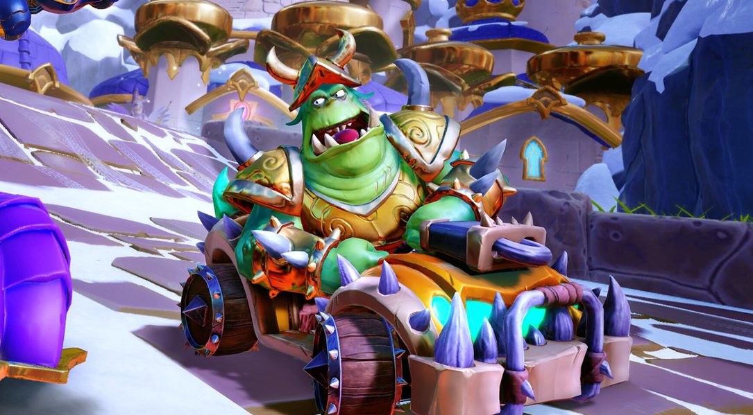 Spyro schlittert mit dem neuen Grand Prix in CTR Nitro-Fueled