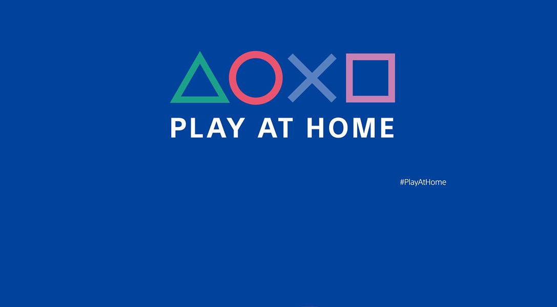 Ankündigung der Initiative “Play At Home”