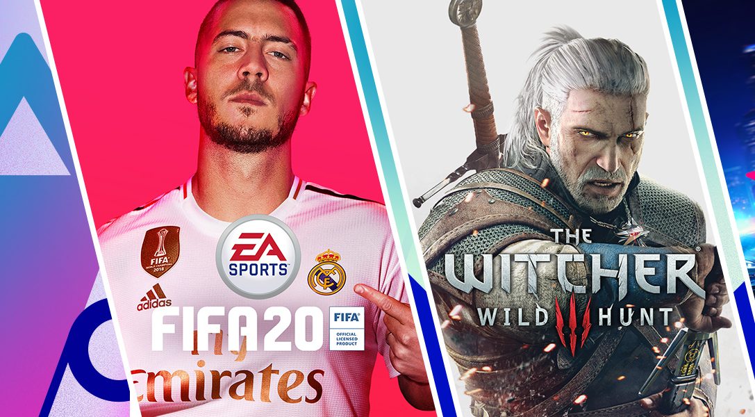 Bonusrunde im PS Store mit FIFA 20 Champions Edition, The Witcher 3: Wild Hunt GOTY Edition und mehr