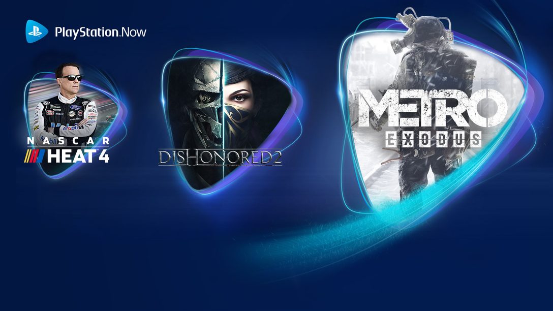 Metro Exodus, Dishonored 2 und NASCAR 4 bekommt ihr im Juni über PS Now