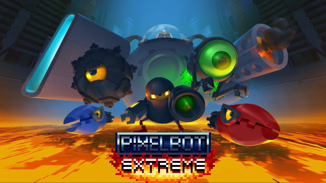 Verschmelzt in PixelBot Extreme! mit dem Controller