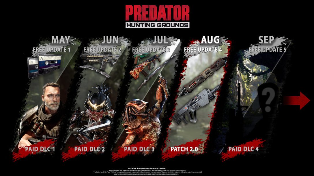 Predator: Hunting Grounds August-Update