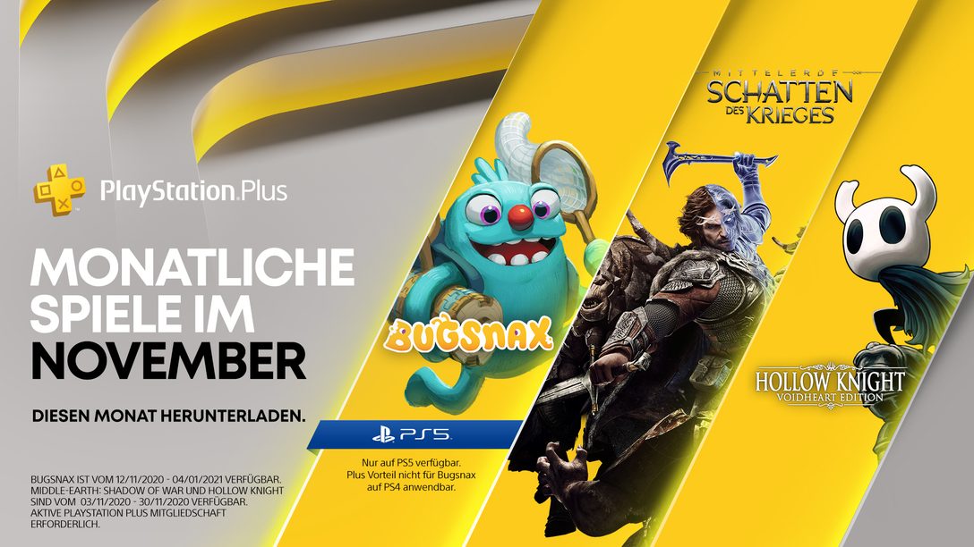 Details zur PlayStation Plus Collection Details + November-Spiele für PlayStation Plus