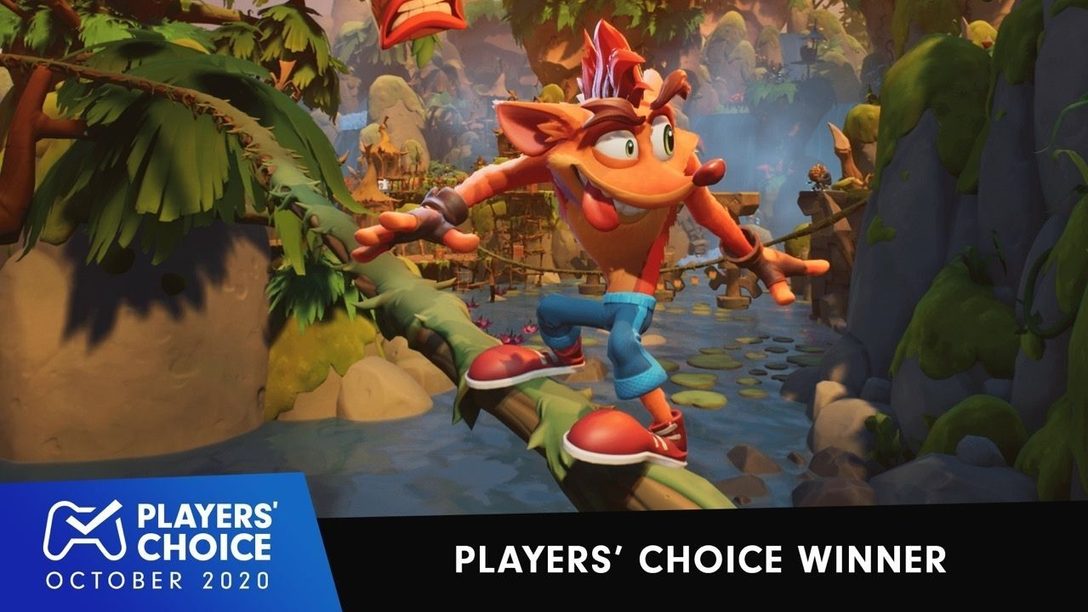 Players‘ Choice: Crash Bandicoot 4: It’s About Time ist das beste neue Game im Oktober