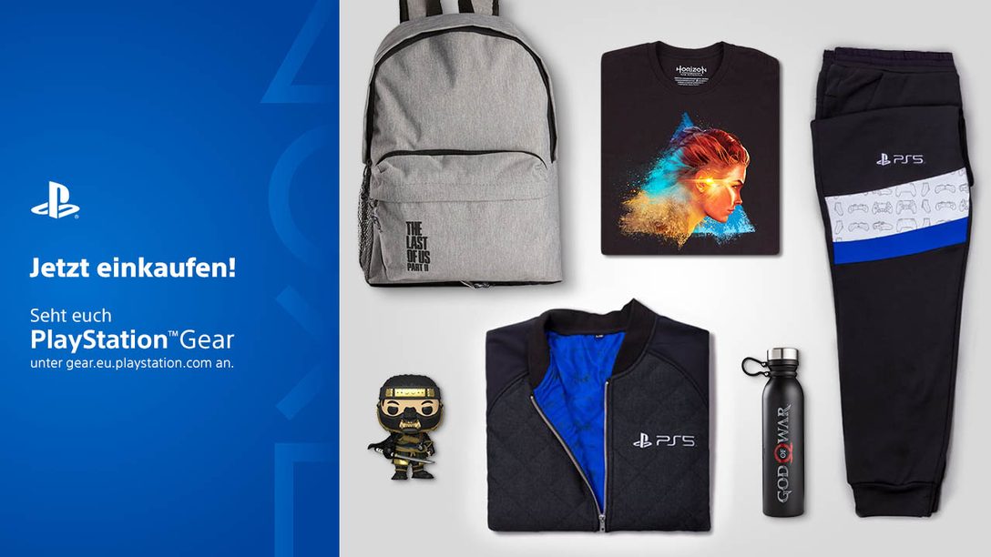 PlayStation Gear Store expandiert in weitere Länder; Ankündigung des neuen Sortiments von Horizon Raw Materials