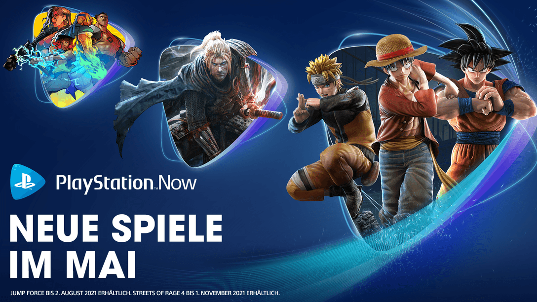 PlayStation Now-Spiele für Mai: Jump Force, Nioh und Streets of Rage 4
