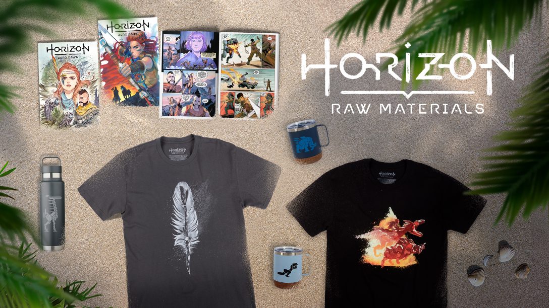 Neues „Horizon Raw Materials“-Merchandise: Gear Store und Comics