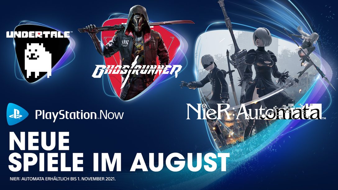 PlayStation Now-Spiele für August: NieR: Automata, Ghostrunner, Undertale