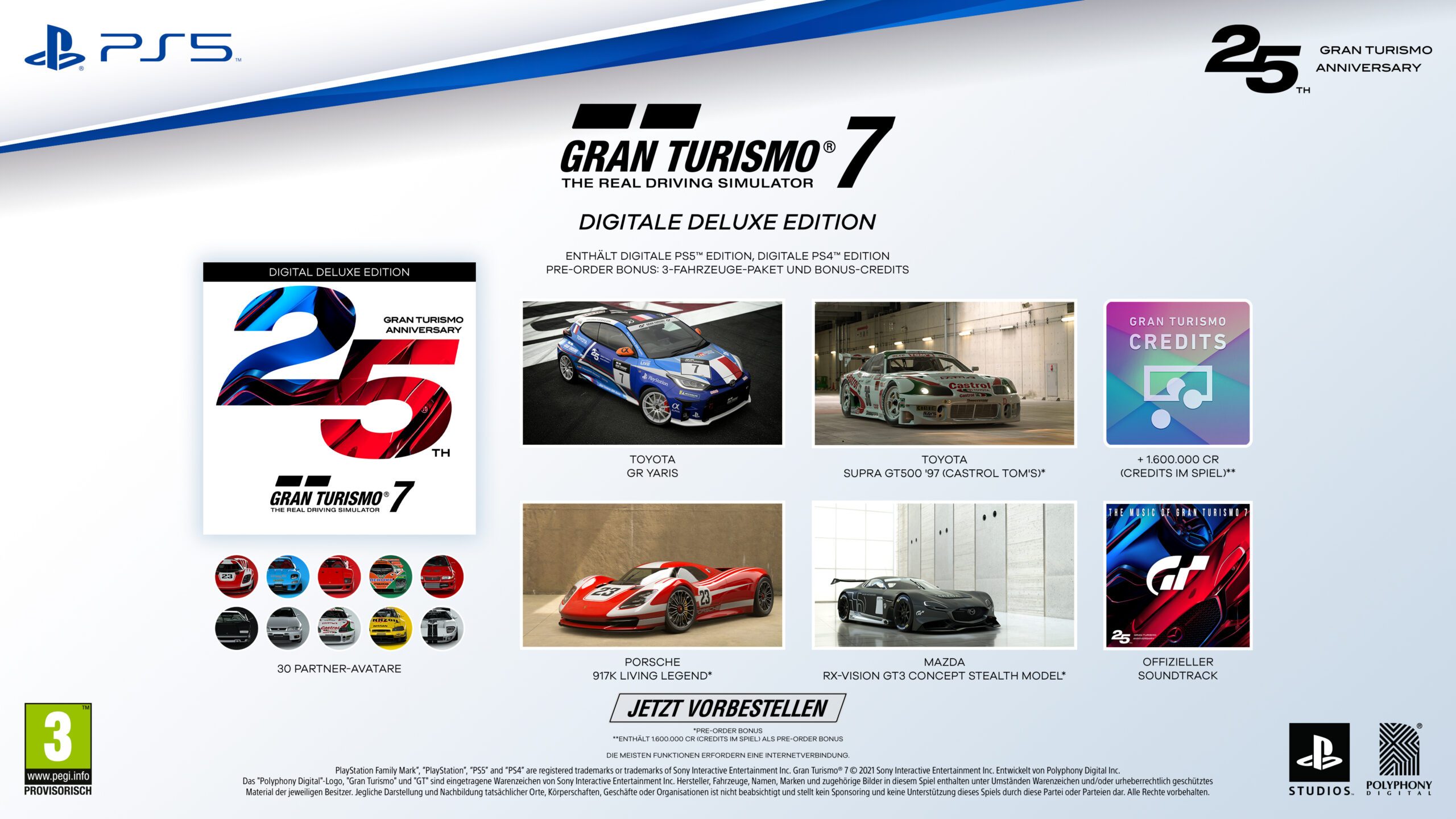 Gran Turismo 7: Vorbestellobjekte und 25th Anniversary Edition im Detail –  Der deutschsprachige PlayStation Blog