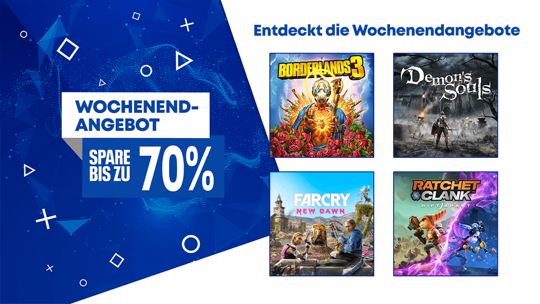 Schnappt euch die Wochenendangebote im PlayStation Store!