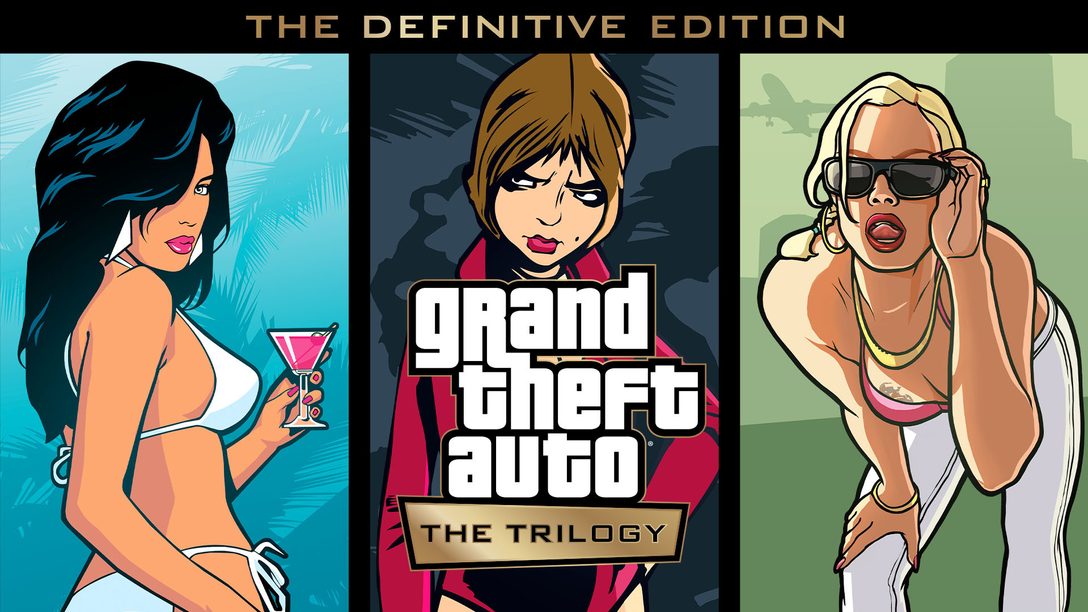 Hört euch Playlists mit den größten Hits aus Grand Theft Auto: The Trilogy – The Definitive Edition an