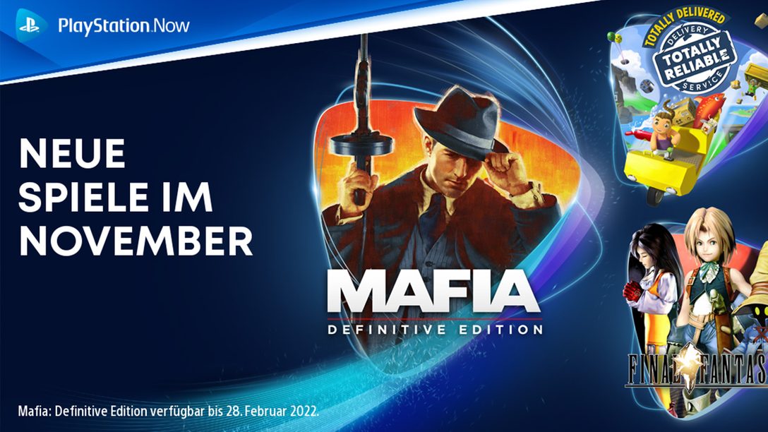 PlayStation Now-Spiele für November: Mafia: Definitive Edition, Celeste, Final Fantasy IX, Totally Reliable Delivery Service