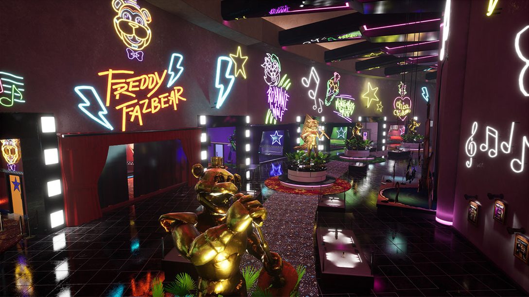 Eine Backstage-Tour zu Five Nights at Freddy‘s: Security Breach – Freddy Fazbear’s Mega Pizzaplex