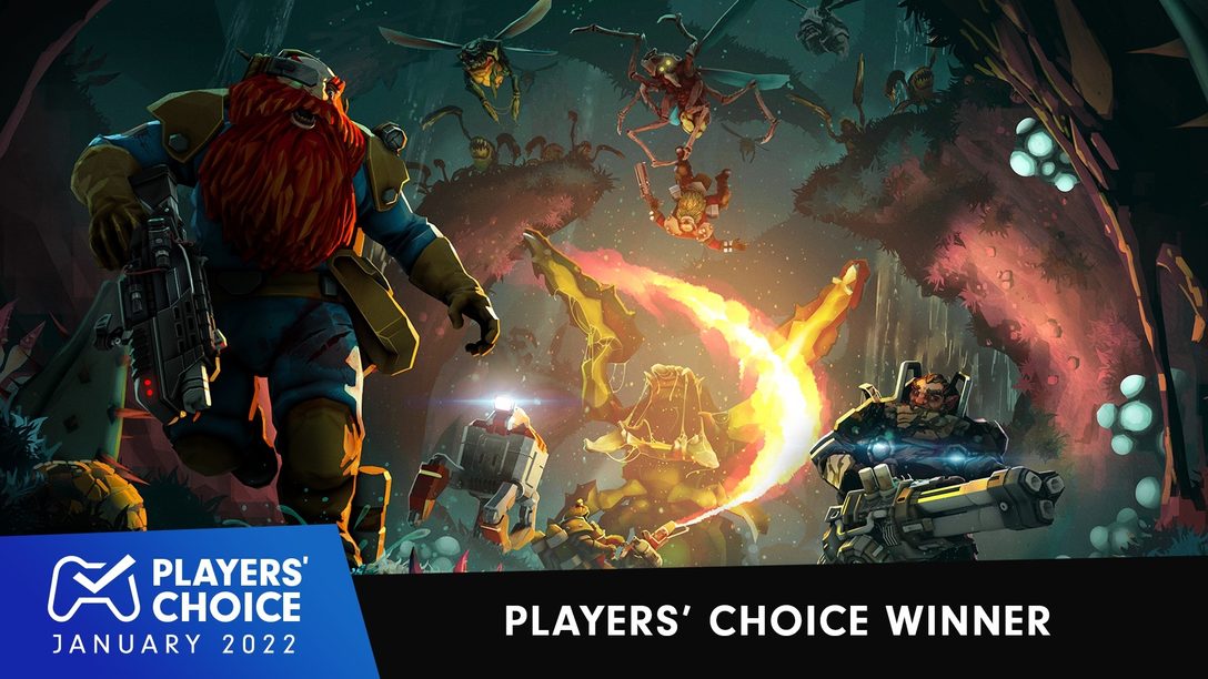 Players´Choice: Deep Rock Galactic wurde zum besten Spiel im Januar 2022 gewählt!