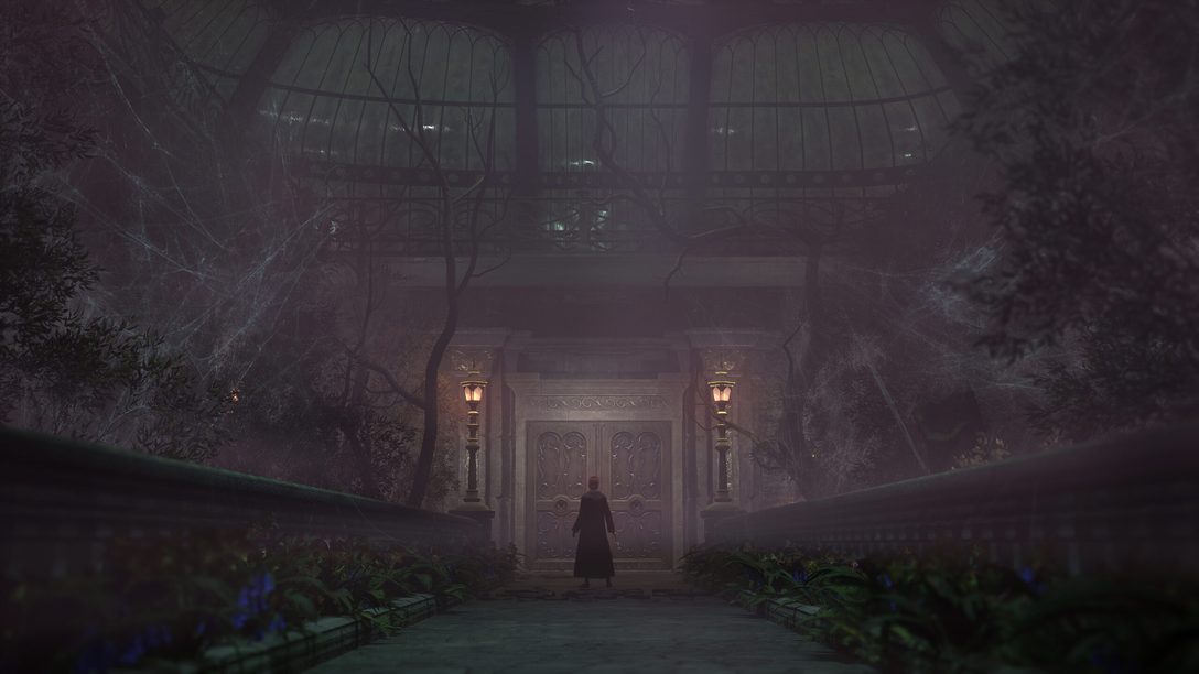 Ein dunkles Geheimnis wartet im PlayStation-exklusiven Auftrag „Heimgesuchtes Geschäft in Hogsmeade“ in Hogwarts Legacy