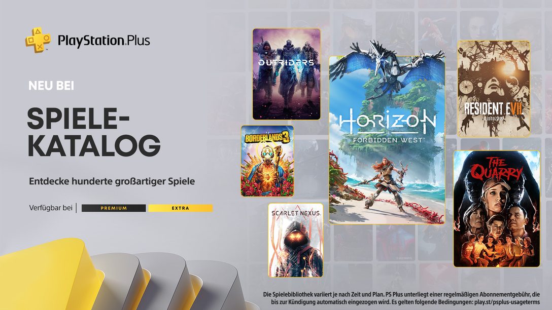 Spielekatalog von PlayStation Plus für Februar: Horizon Forbidden West, The Quarry, Resident Evil 7 biohazard und mehr