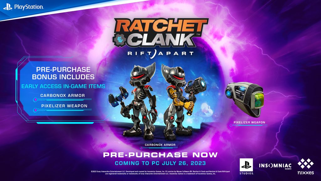 1e006a5c32bc65a0536ecf21dc5bb1cb425909d2 - Ratchet &amp; Clank: Rift Apart erscheint am 26. Juli für PC