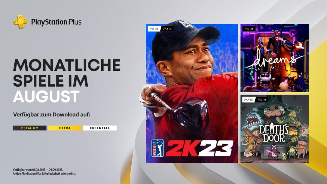 Monatliche PlayStation Plus-Spiele für August: PGA Tour 2K23, Dreams, Death’s Door