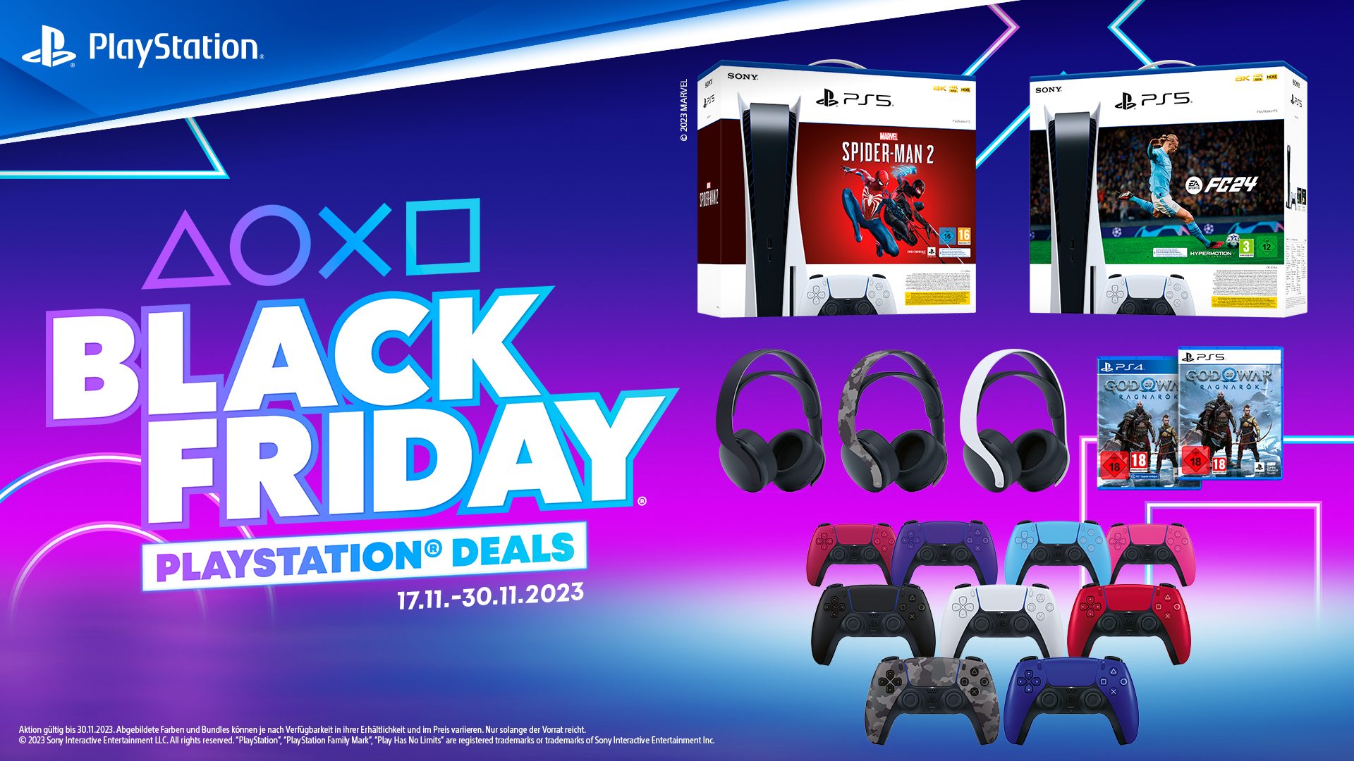Black Friday da PlayStation arranca hoje na PlayStation Store