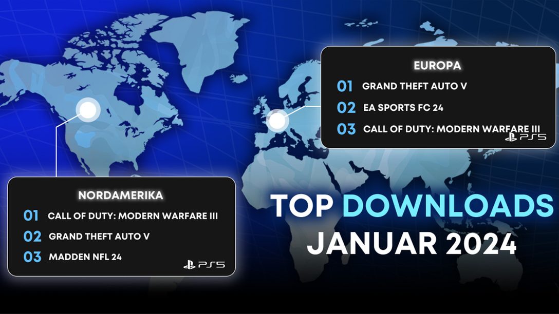 PlayStation Store: Top-Downloads im Januar 2024