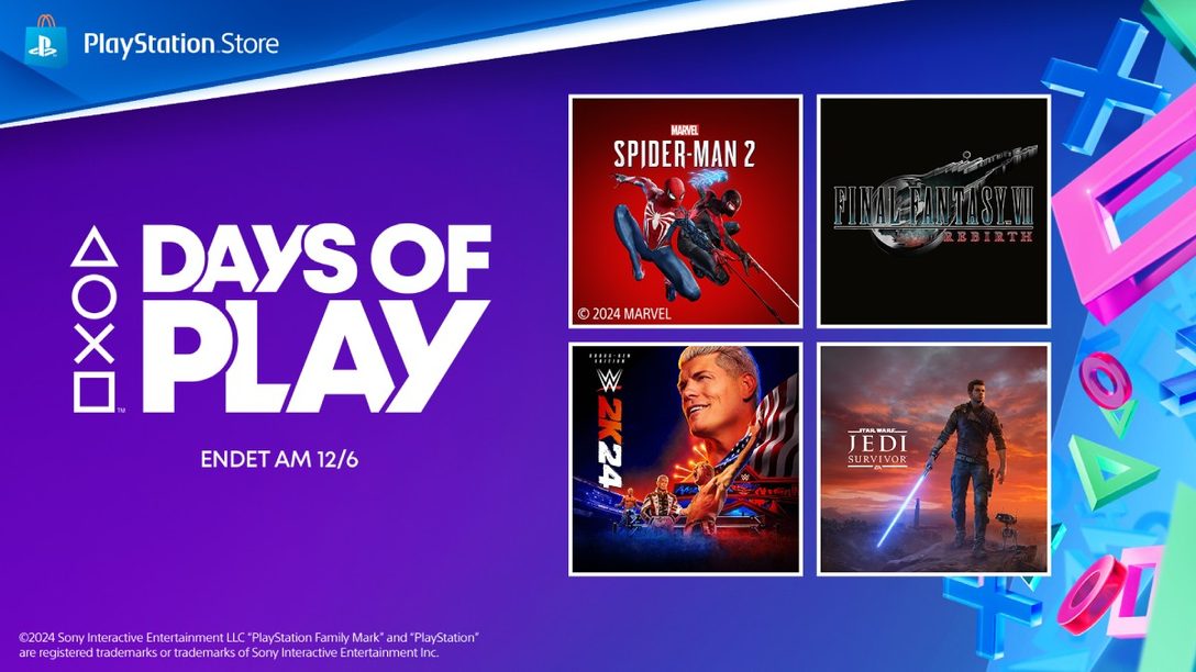 Demnächst im PlayStation Store: die Days of Play 2024