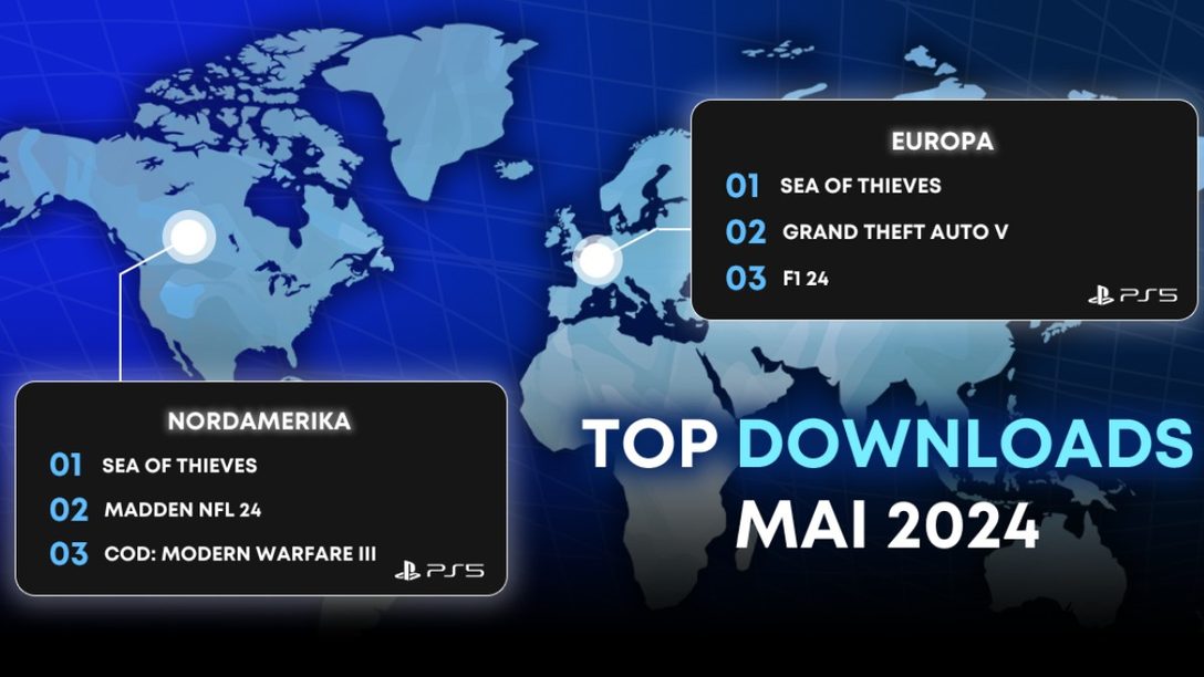PlayStation Store: Die Top-Downloads im Mai 2024