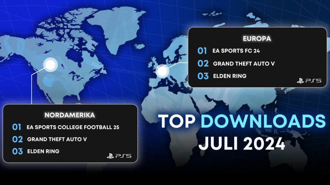 PlayStation Store: Top-Downloads im Juli 2024