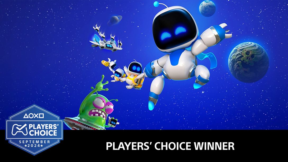 Players’ Choice: ASTRO BOT wurde zum besten neuen Spiel im September gewählt!