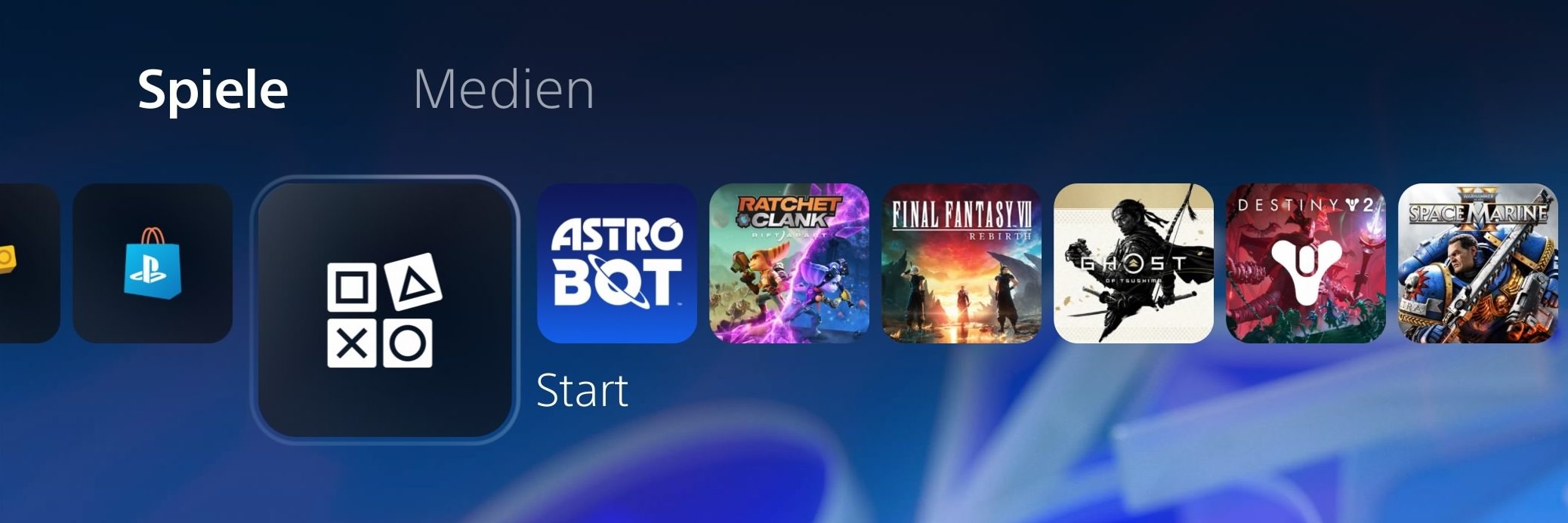 PS5 Start-Hub: So einfach passt ihr euren persönlichen Startbereich an ...