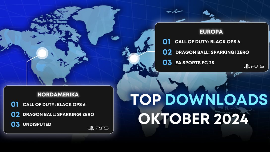 PlayStation Store: Die Top-Downloads im Oktober 2024