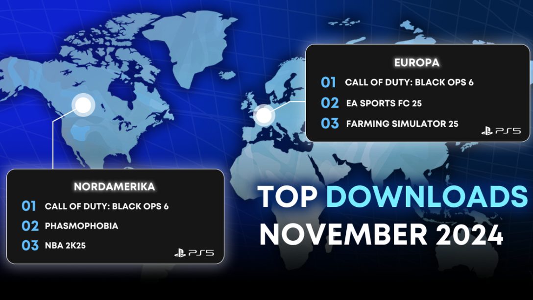 PlayStation Store: Die Top-Downloads vom November 2024