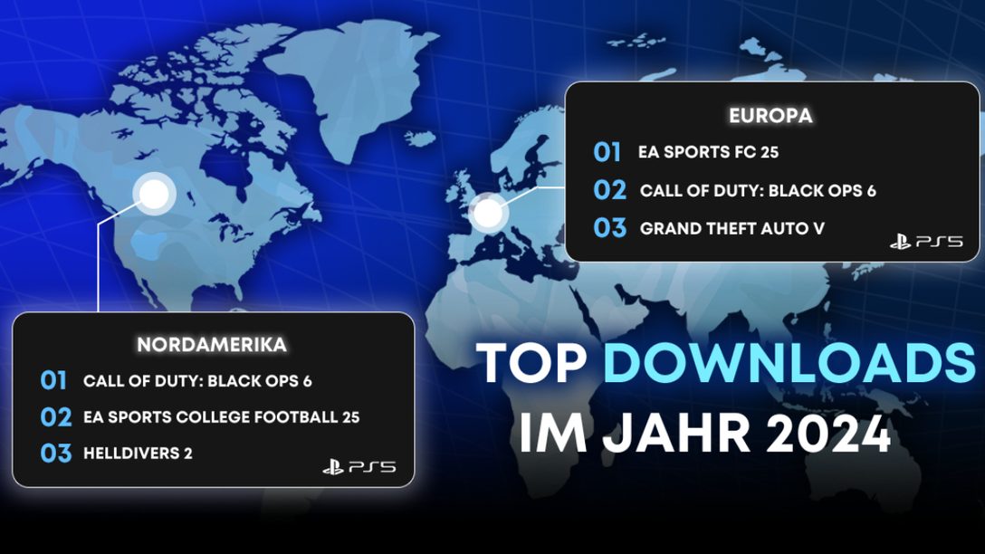 Die Top-Downloads 2024 im PlayStation Store