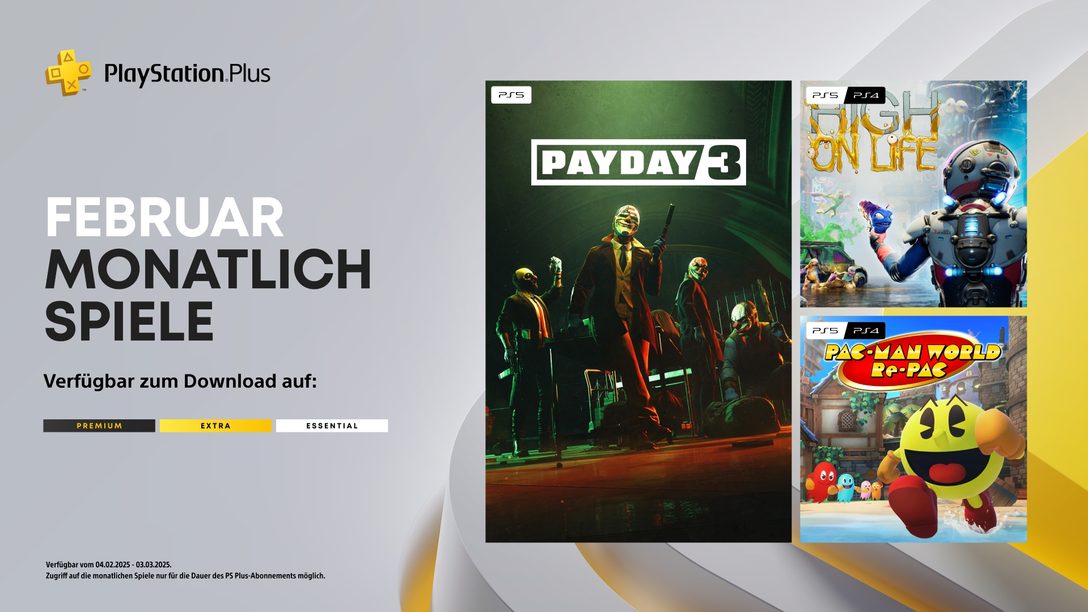 Monatliche PlayStation Plus-Spiele für Februar 2025