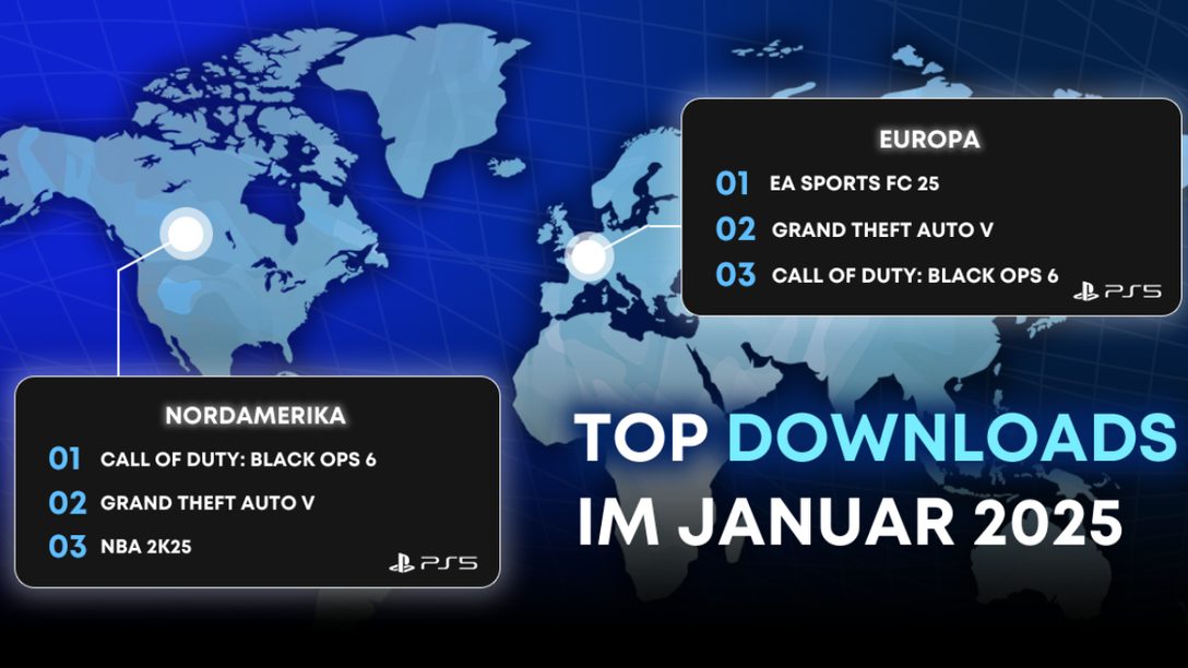 PlayStation Store: Die Top-Downloads im Januar 2025