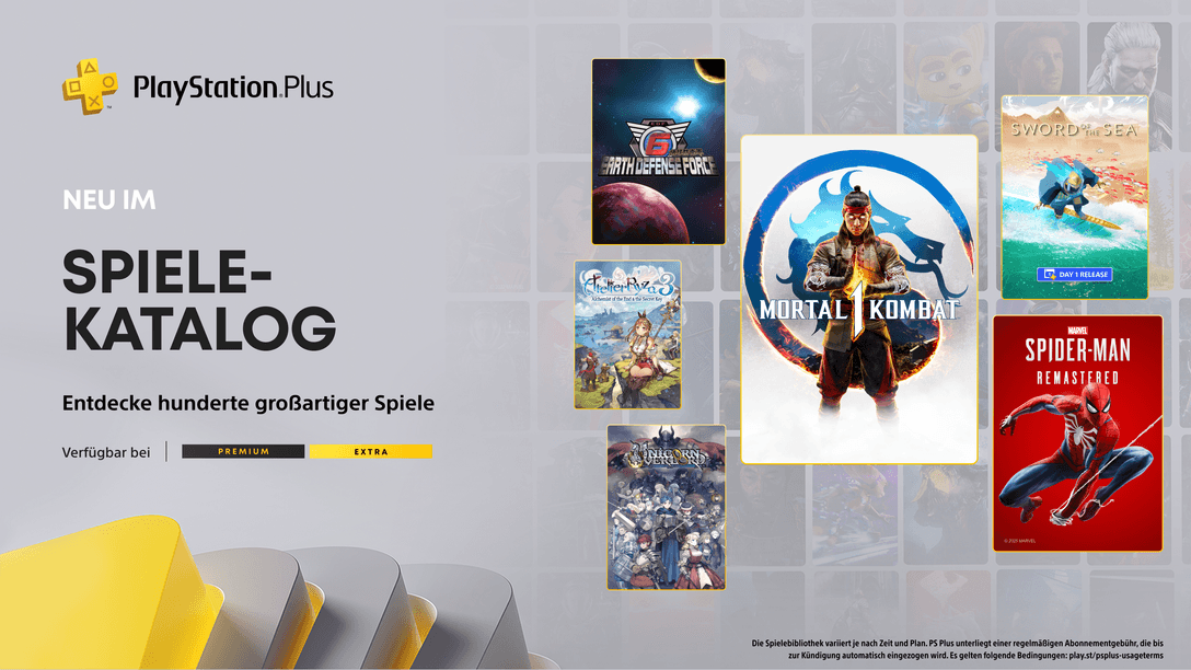 PlayStation Plus-Spielekatalog für August: Mortal Kombat 1, Marvel’s Spider-Man, Sword of the Sea und mehr